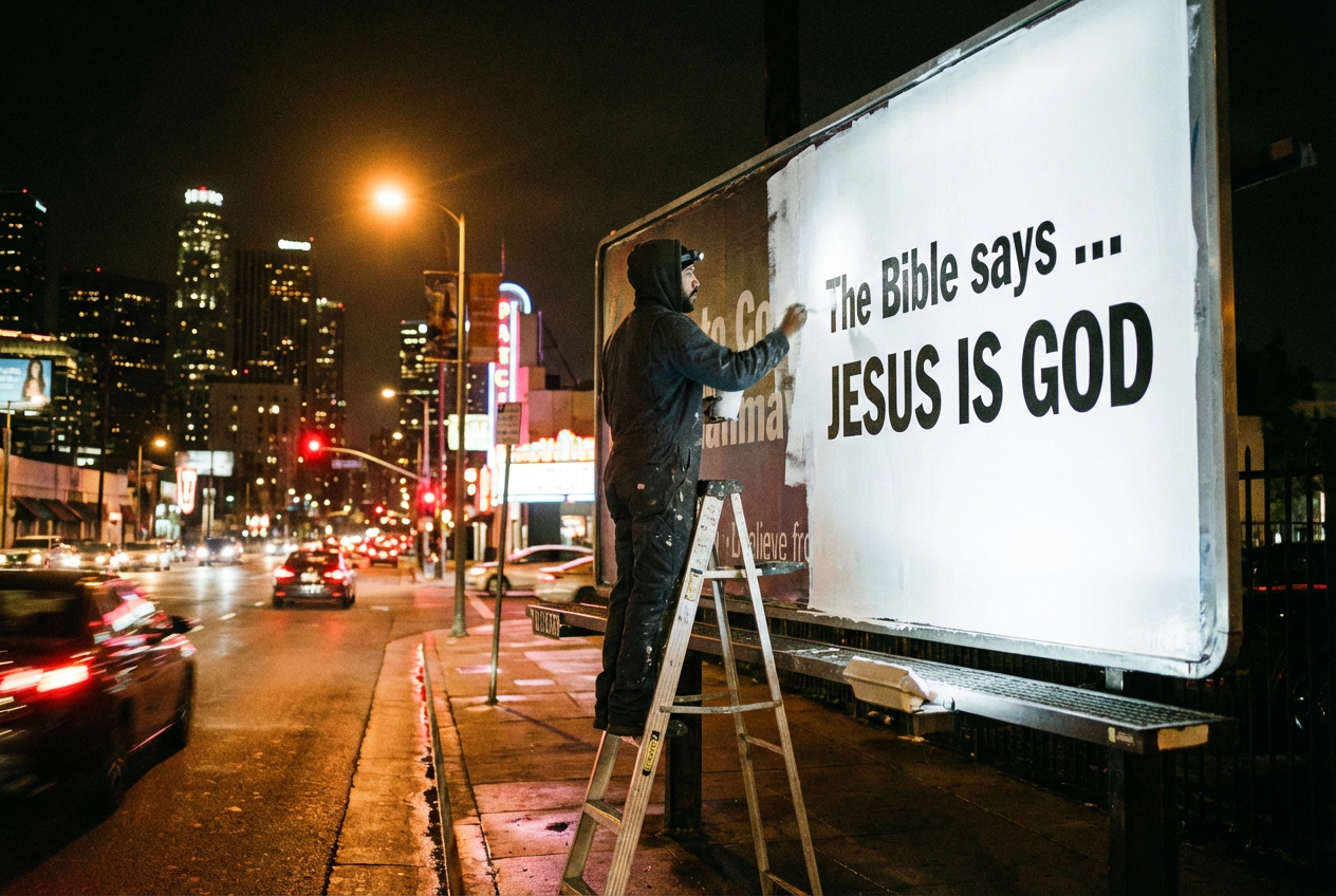 Man Boldly Declares: Jesus Is God in LA