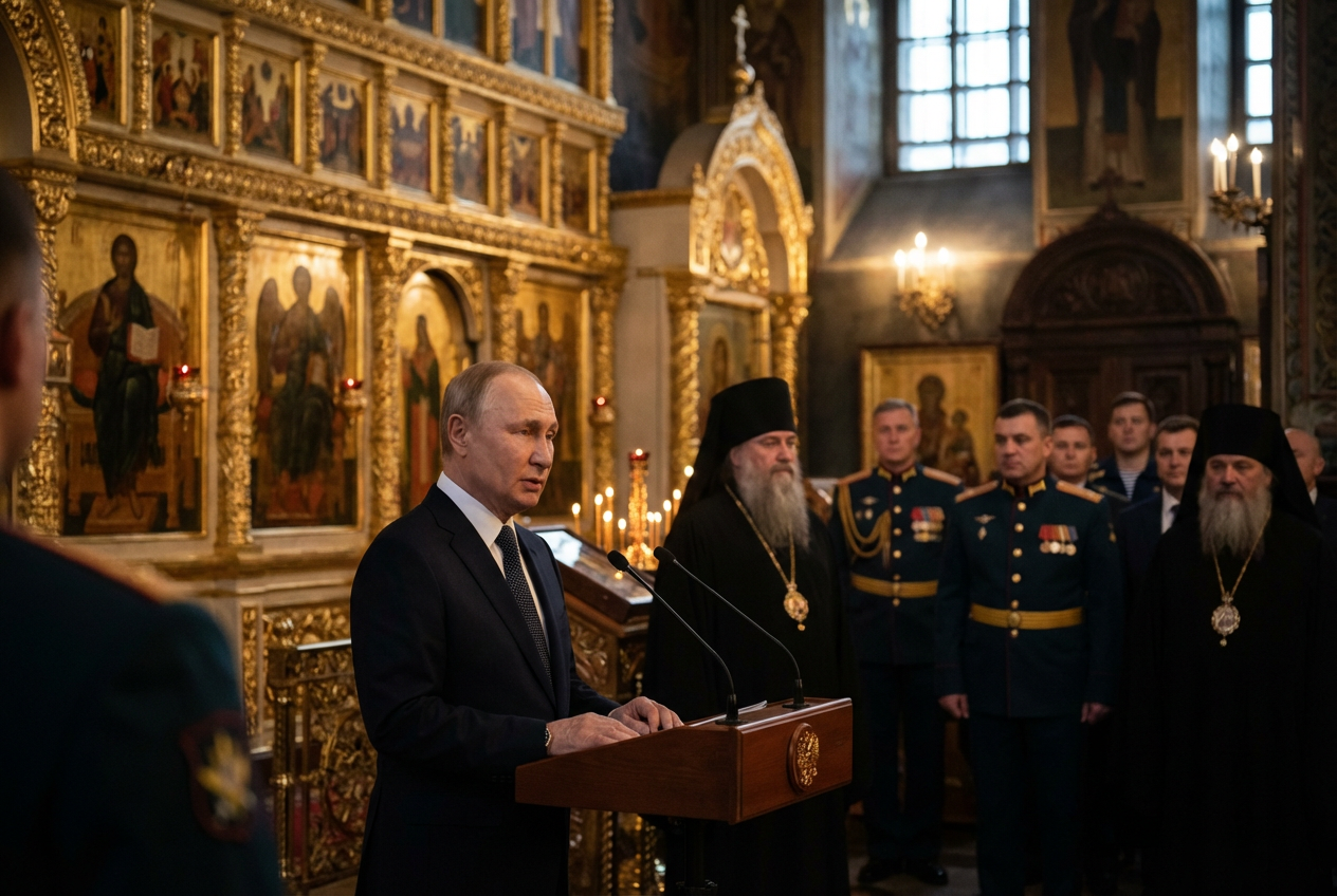 Putin Criticized for 'Heresy' Over War Comments