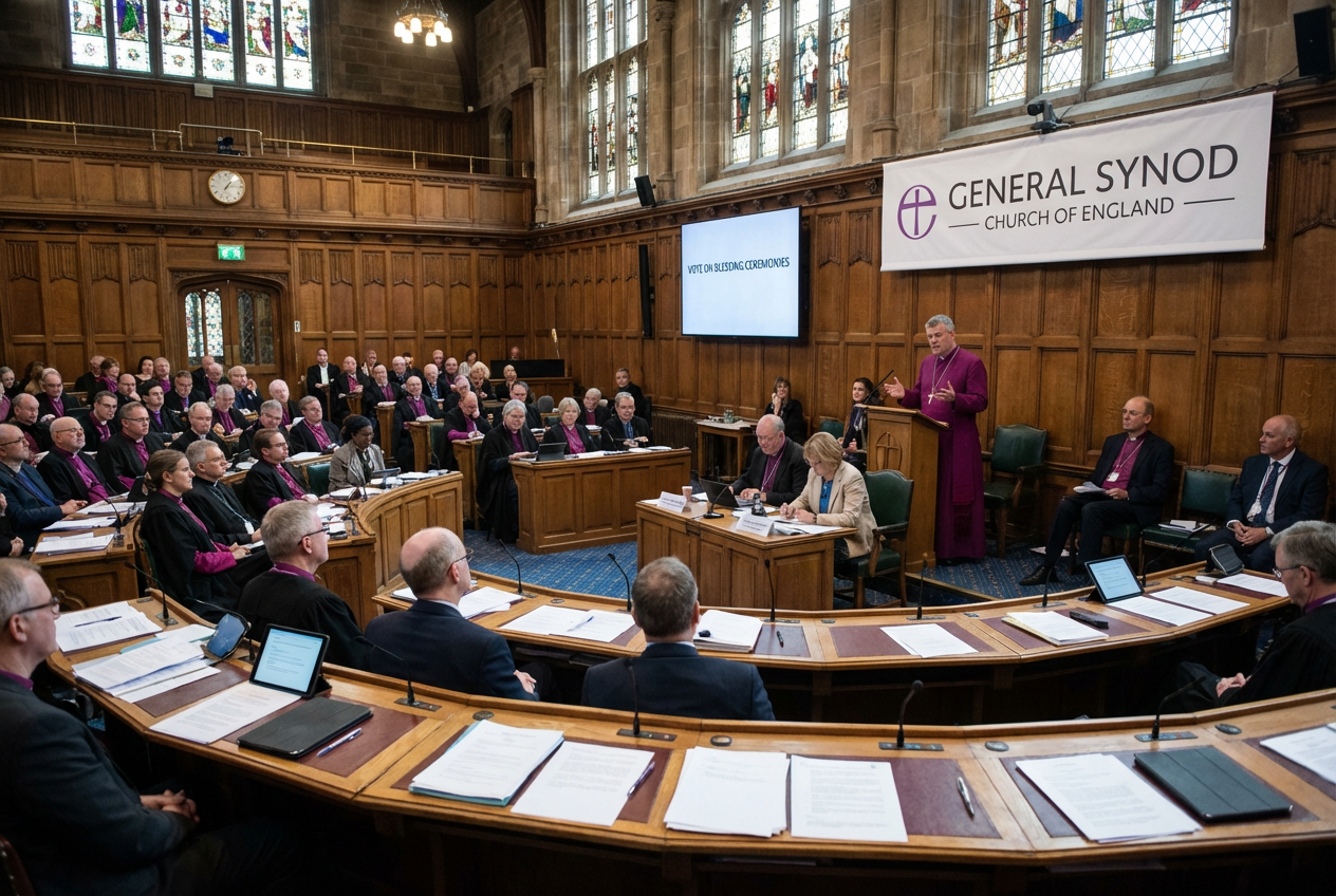 Church of England Rejects Same Sex Blessing Ceremonies