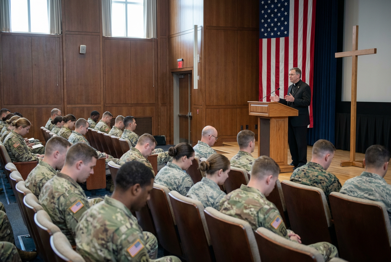 Pastor Wilson Defends Bold Pentagon Worship