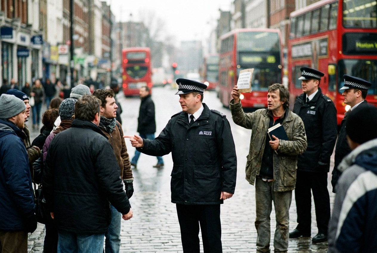 Met Praises Officer Defending Christian Preacher