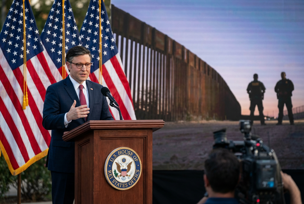 Mike Johnson Defends Borders as Biblical Principle