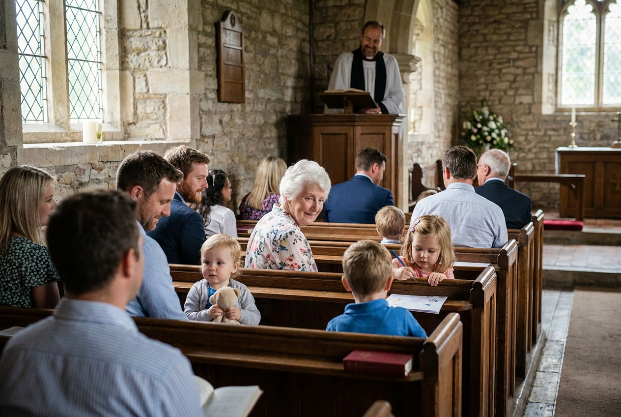 Church Renewal Sparks Over Families Embracing Childlike Joy