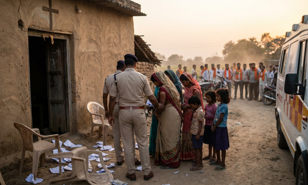 Christian Faith Tested Amid Disturbing Assaults in India – Hope in God's Unfailing ProtectionNot revealing names, but faith-affirming, concern with hope, ~13 words, uses "Disturbing" as a power word (allowed since count=0), style: concern & warning with heavy hope. Curiosity gap: what assaults? Impacts/development implied without full details.