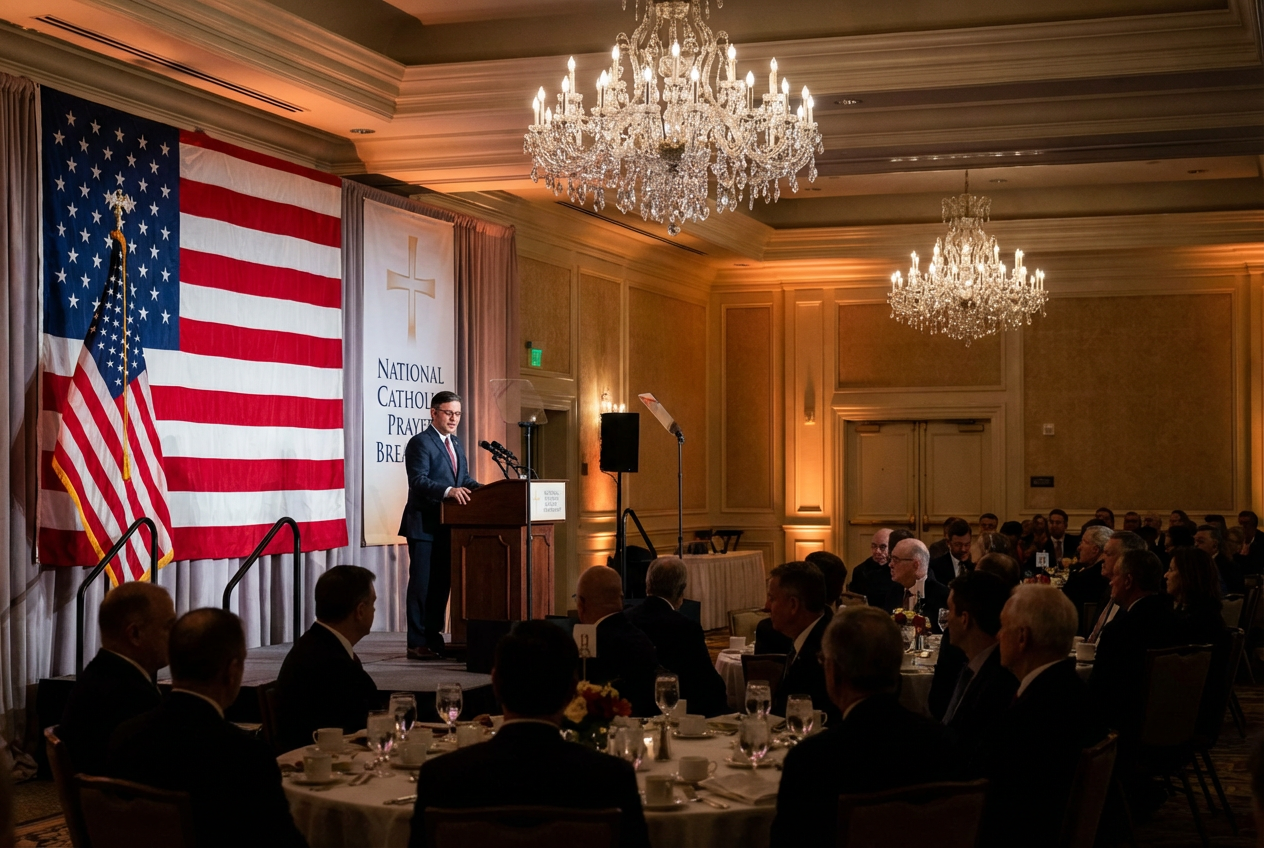 Speaker Calls America to Embrace Faith's Role in Public Life Unveiled