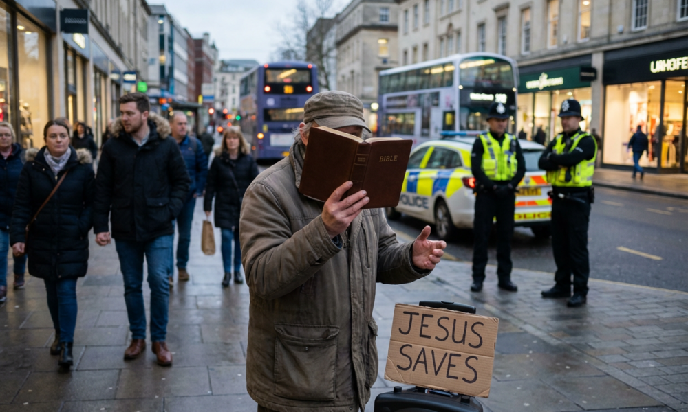 Pastor Braves Arrest Fears to Reignite Gospel Flame in Public Square