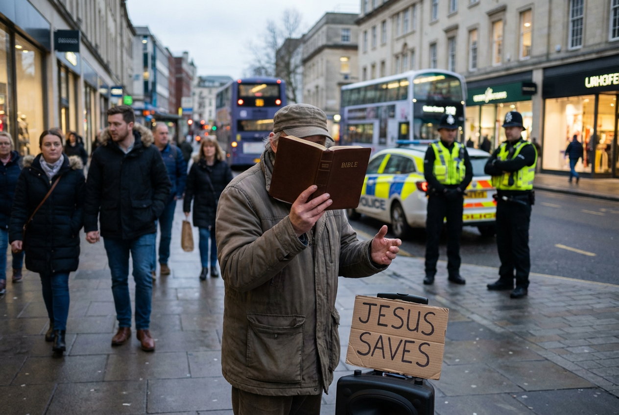 Pastor Braves Arrest Fears to Reignite Gospel Flame in Public Square