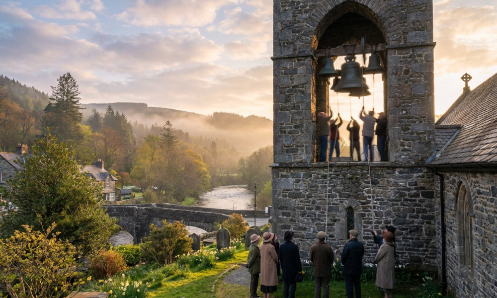 Historic Bells Resound in Welsh Church, Affirming Easter Hope