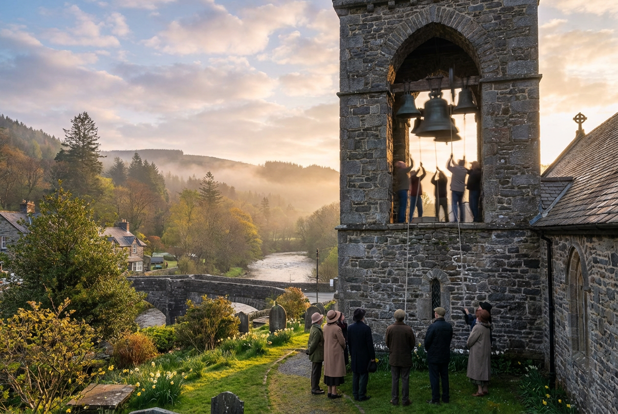 Historic Bells Resound in Welsh Church, Affirming Easter Hope
