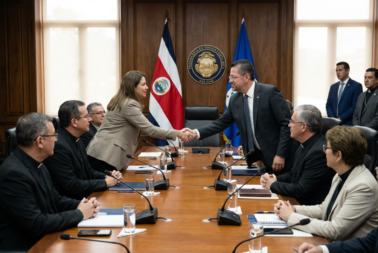 Costa Rican Leaders Renew Faith Partnership Ahead of Transition