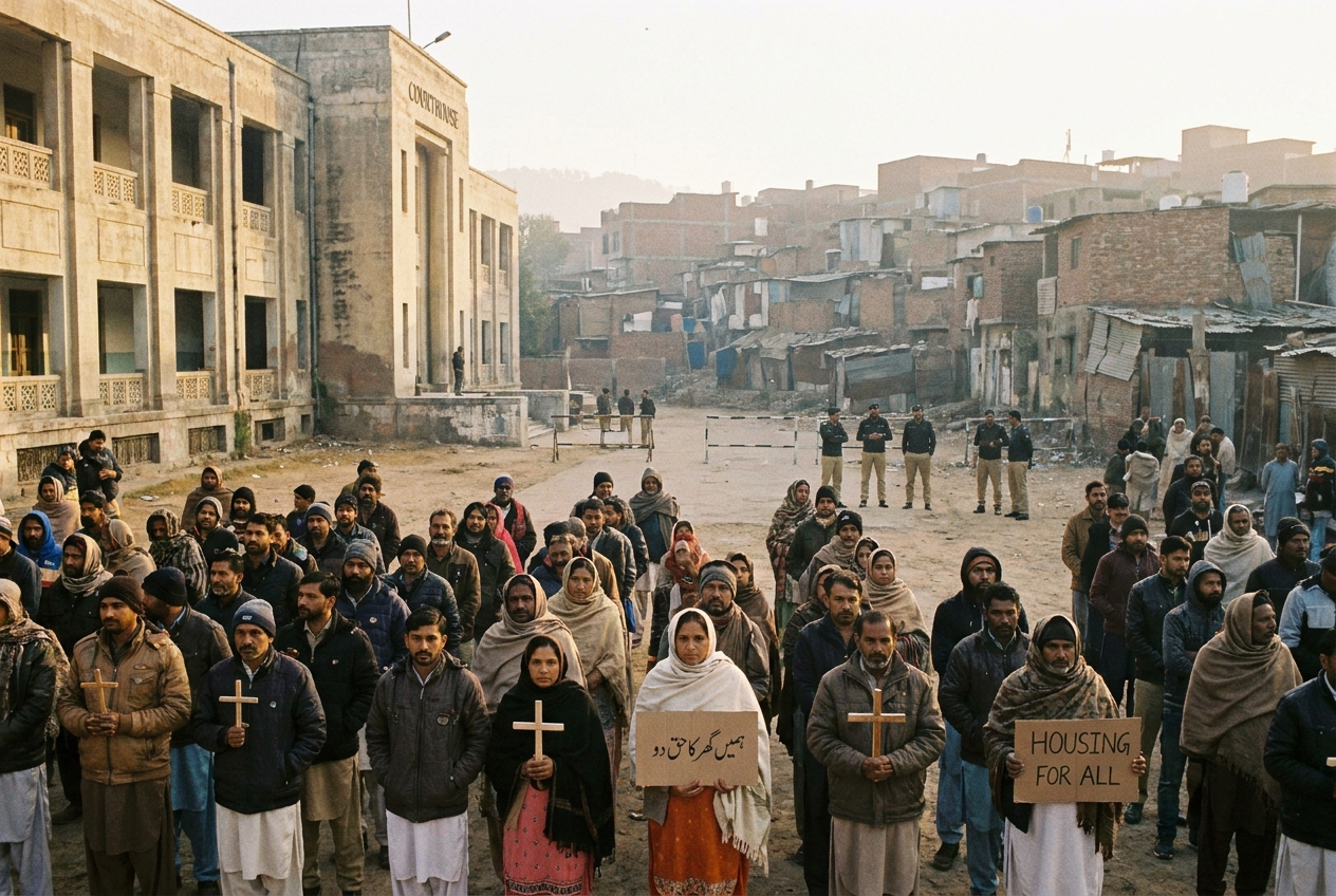 Pakistani Christian Settlements Gain Breathing Room from Court Halt on Evictions