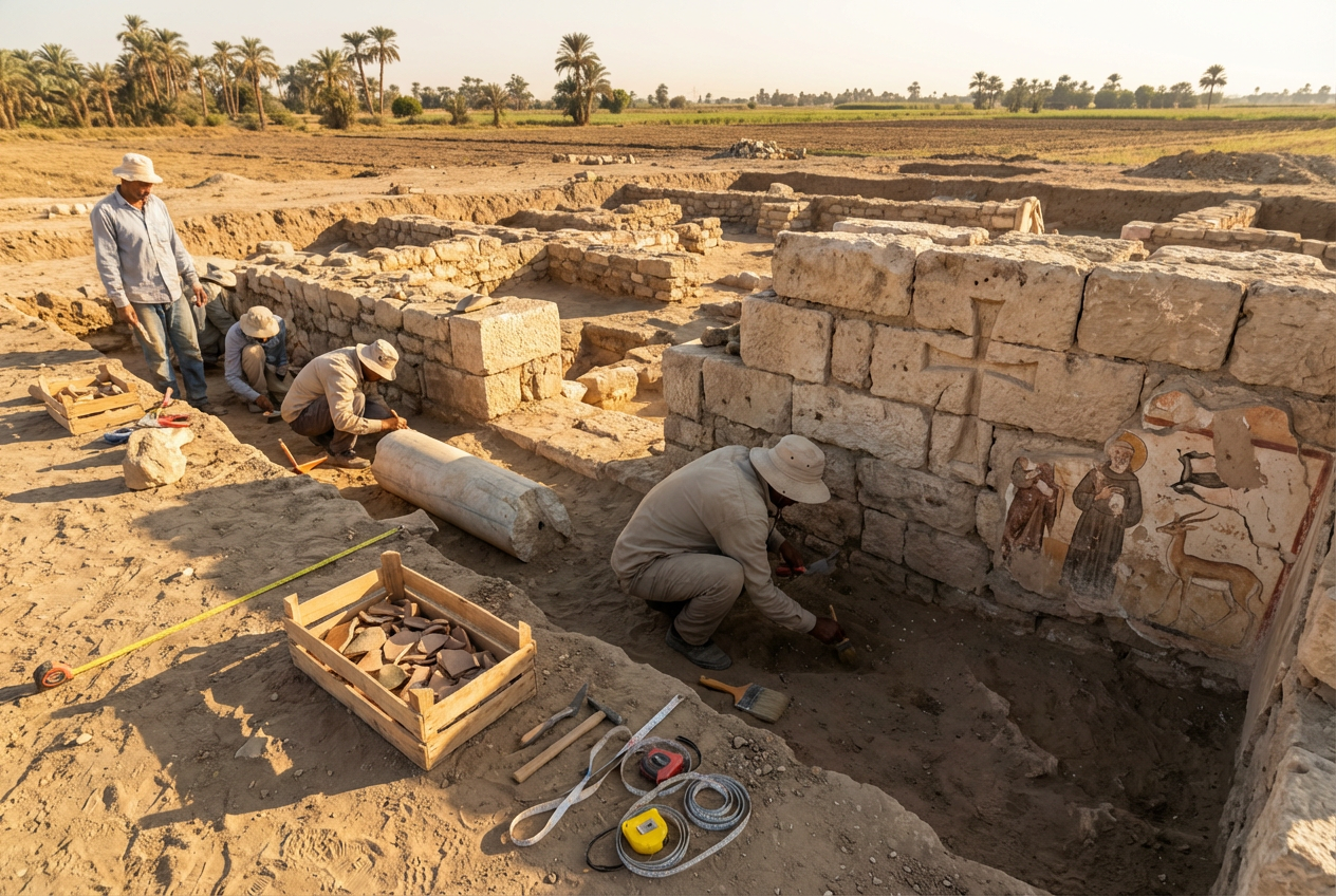 Ancient Egyptian Monastery Unearthed, Sparking Hope for God's Timeless Sovereignty in Faith
