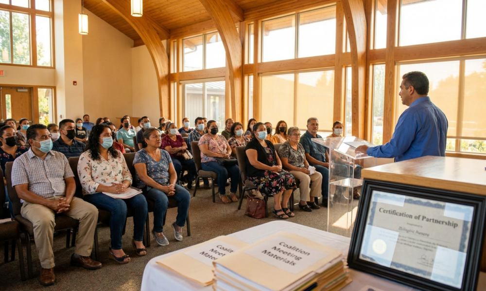 Hispanic Christian Coalition Certified: Believers Unite in Biblical Strength and Hope-god's people UNIVERSITY