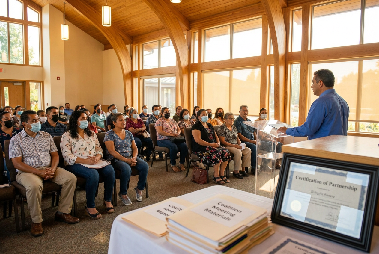 Hispanic Christian Coalition Certified: Believers Unite in Biblical Strength and Hope-god's people UNIVERSITY