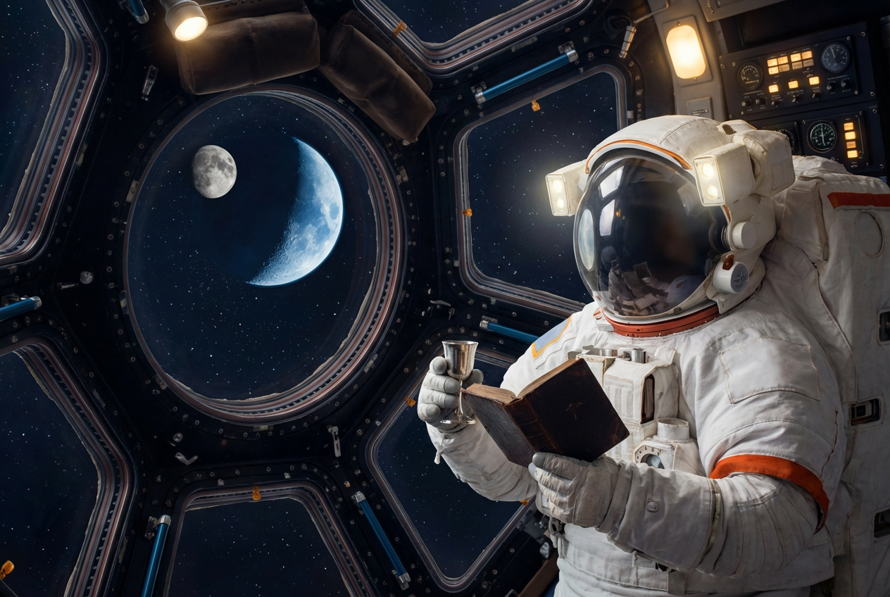 Astronaut's Lunar Journey Unveils Profound Biblical Truths to a Watching World