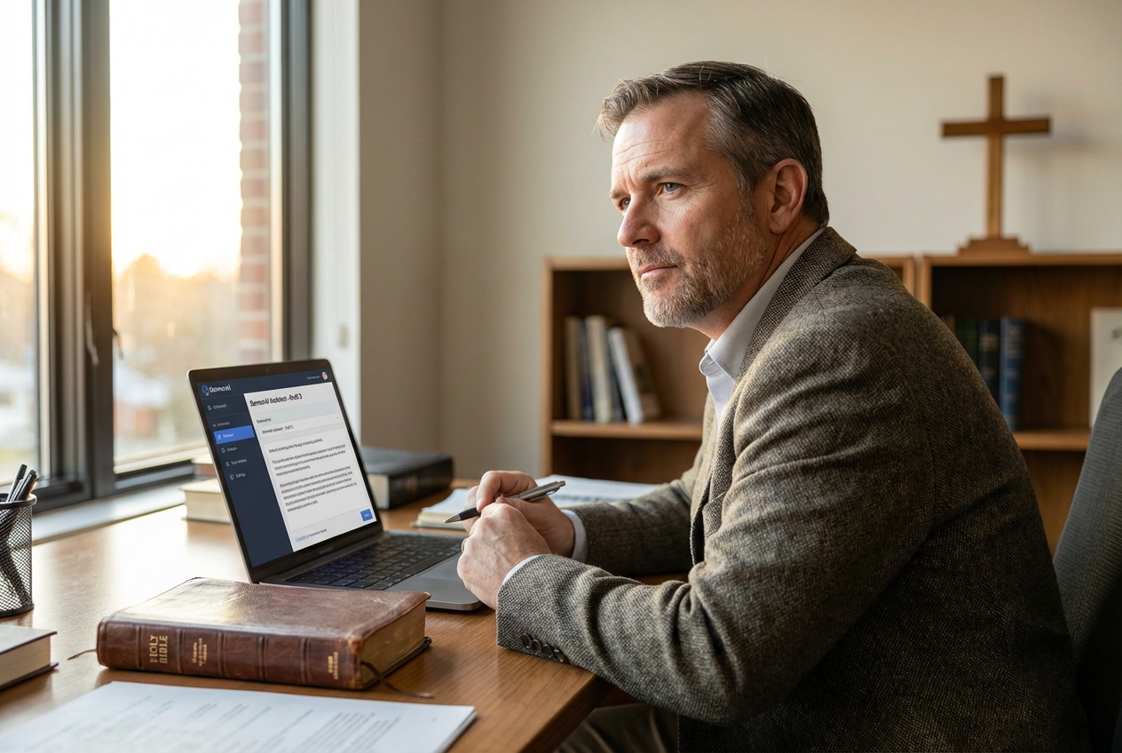 Pastors Weigh AI Tools Against Faithful Ministry Concerns